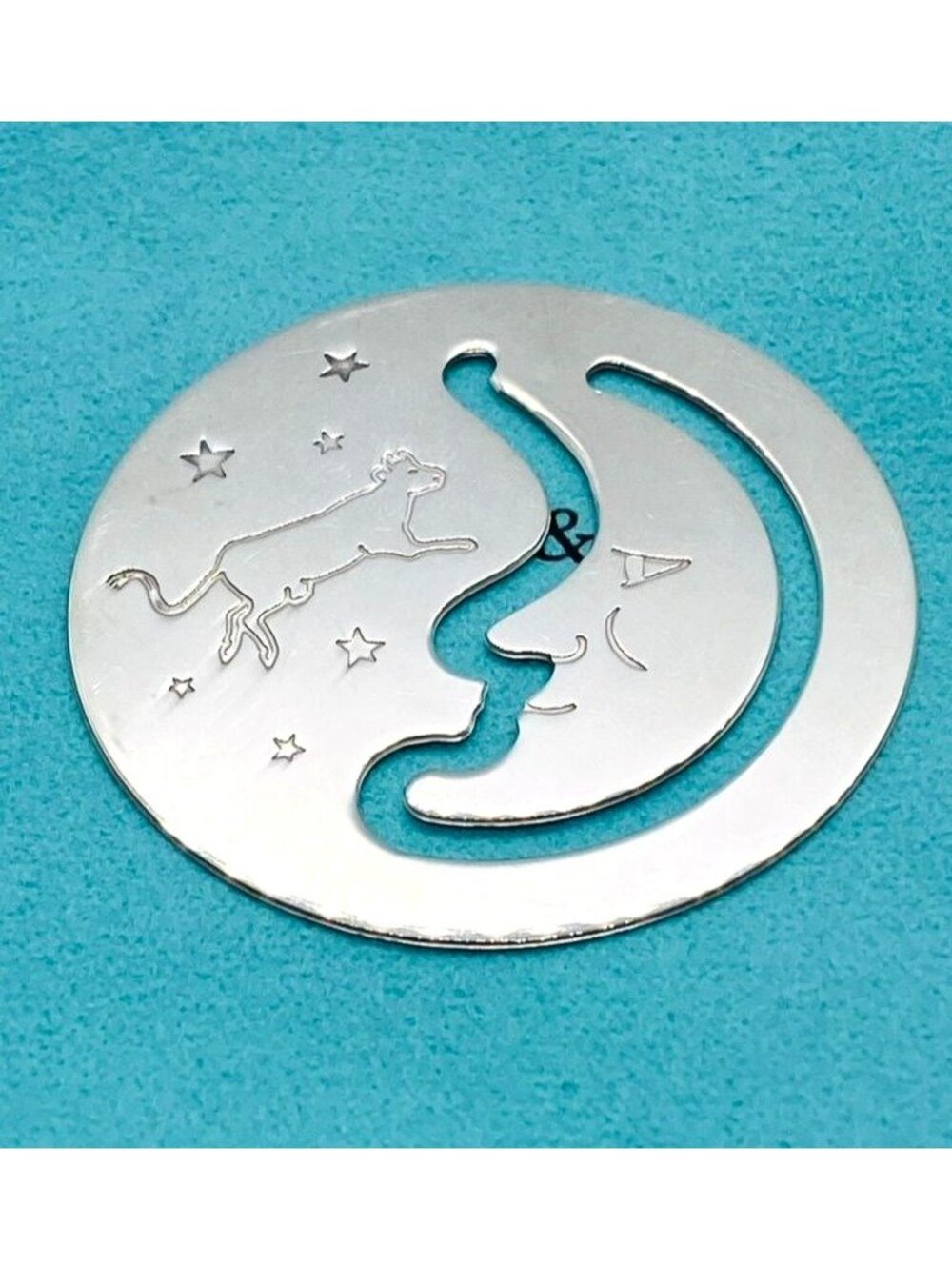 Tiffany & Co Moon Cow Bookmark Sterling Silver 925